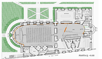 Ristrutturazione per l' Auditorium dell'Accademia Nazionale dei Lincei, Roma